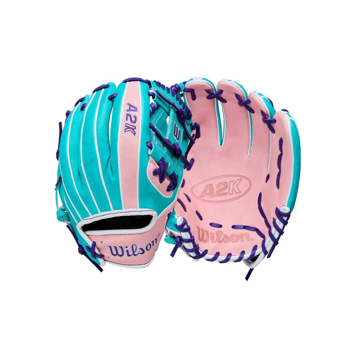 Wilson A2K Winter 2025 1786 Teal/Pink/Purple 11.5"-RHT