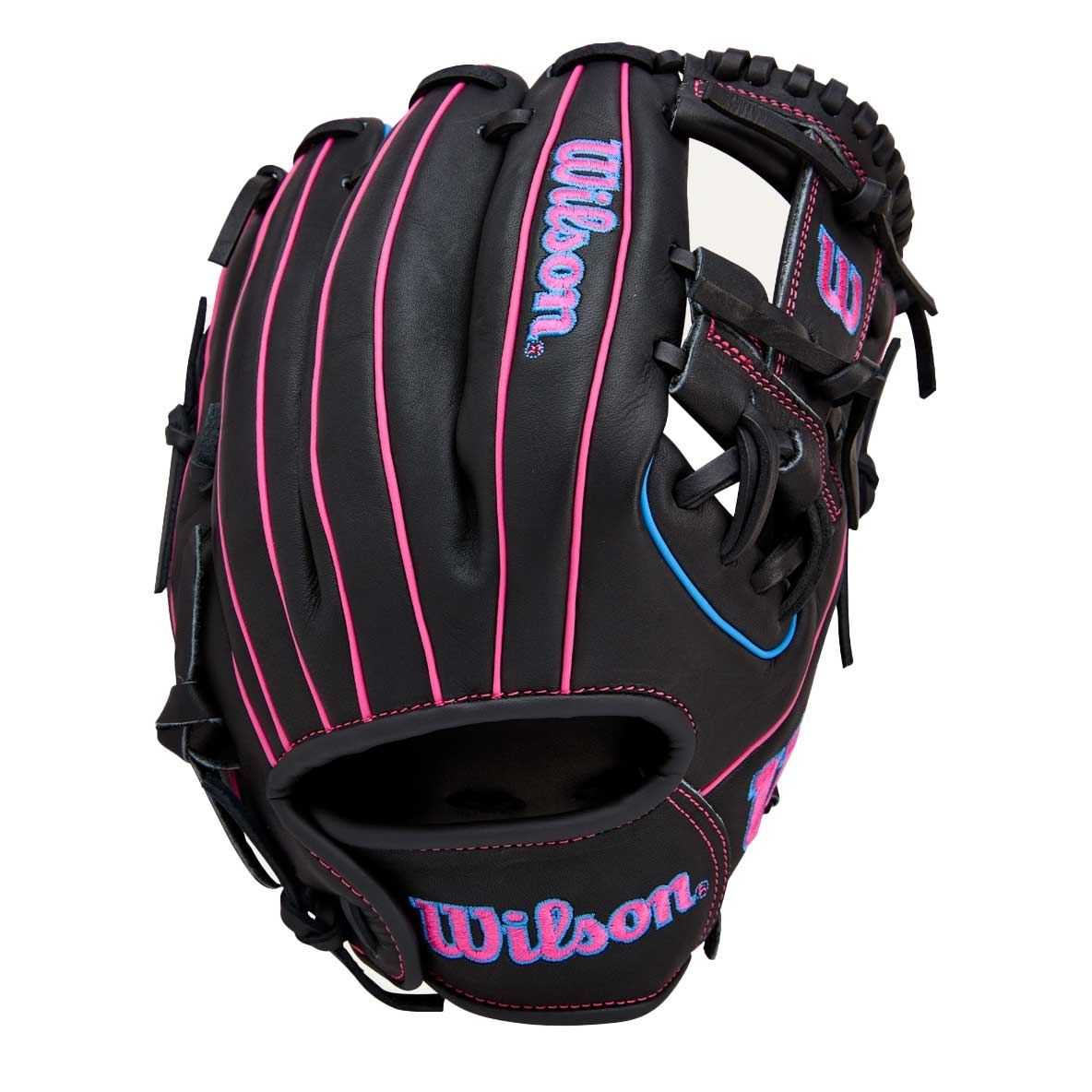 Wilson A1000 DP15 Black/Flamingo Pink 11.5