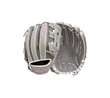 Wilson A1000 DW5 Steel Grey/Seafoam/Pink 12"