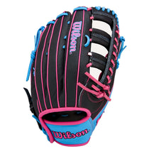 Wilson A1000 1892 Black/Flamingo/Cool Blue 12.25"