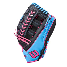 Wilson A1000 1892 Black/Flamingo/Cool Blue 12.25"