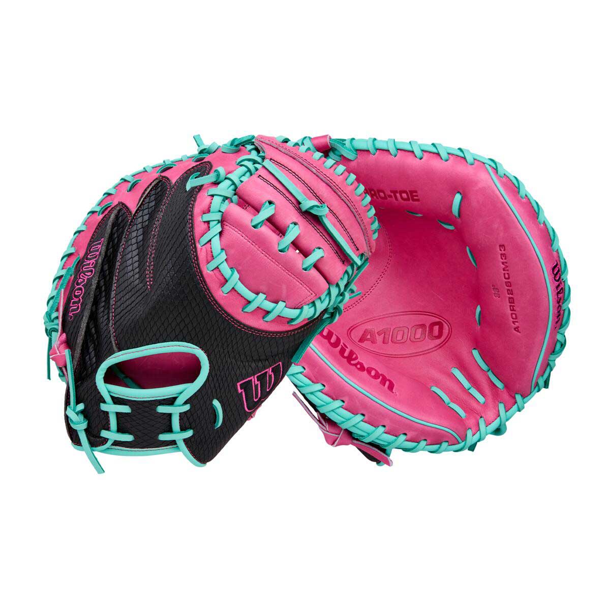 Wilson A1000 CM33 Flamingo Pink/Black/Seafoam 33