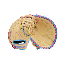Wilson A1000 1620 Blonde/Flamingo Pink/Cool Blue 12.5"