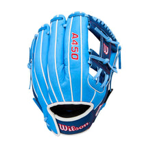 Wilson A450 H-Web Navy/Cool Blue/White 11.5"