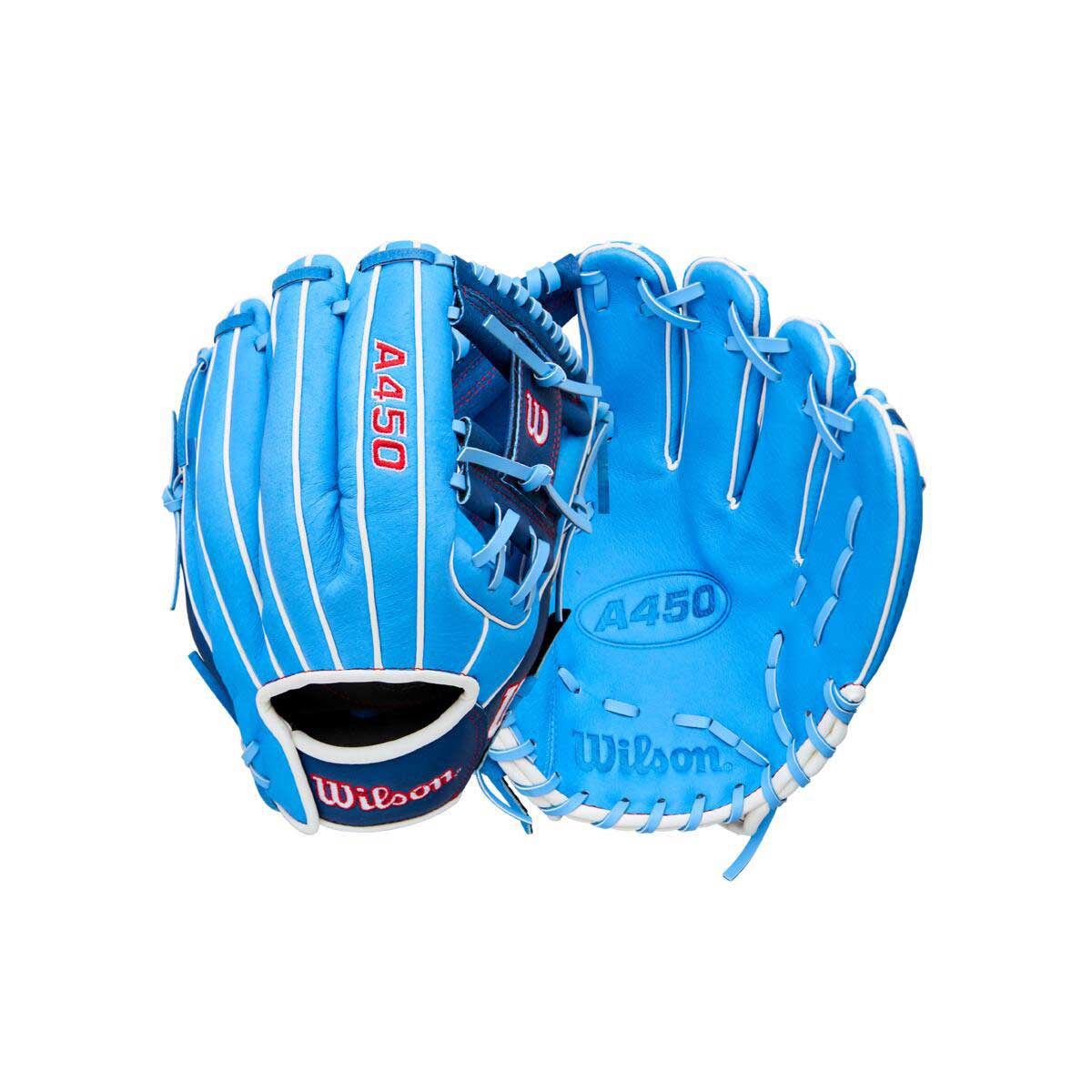 Wilson A450 H-Web Navy/Cool Blue/White 11.5"