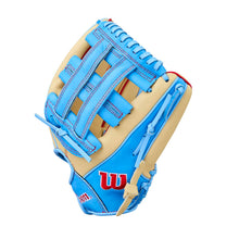 Wilson A450 H-Web Blonde/Cool Blue/Red 12"