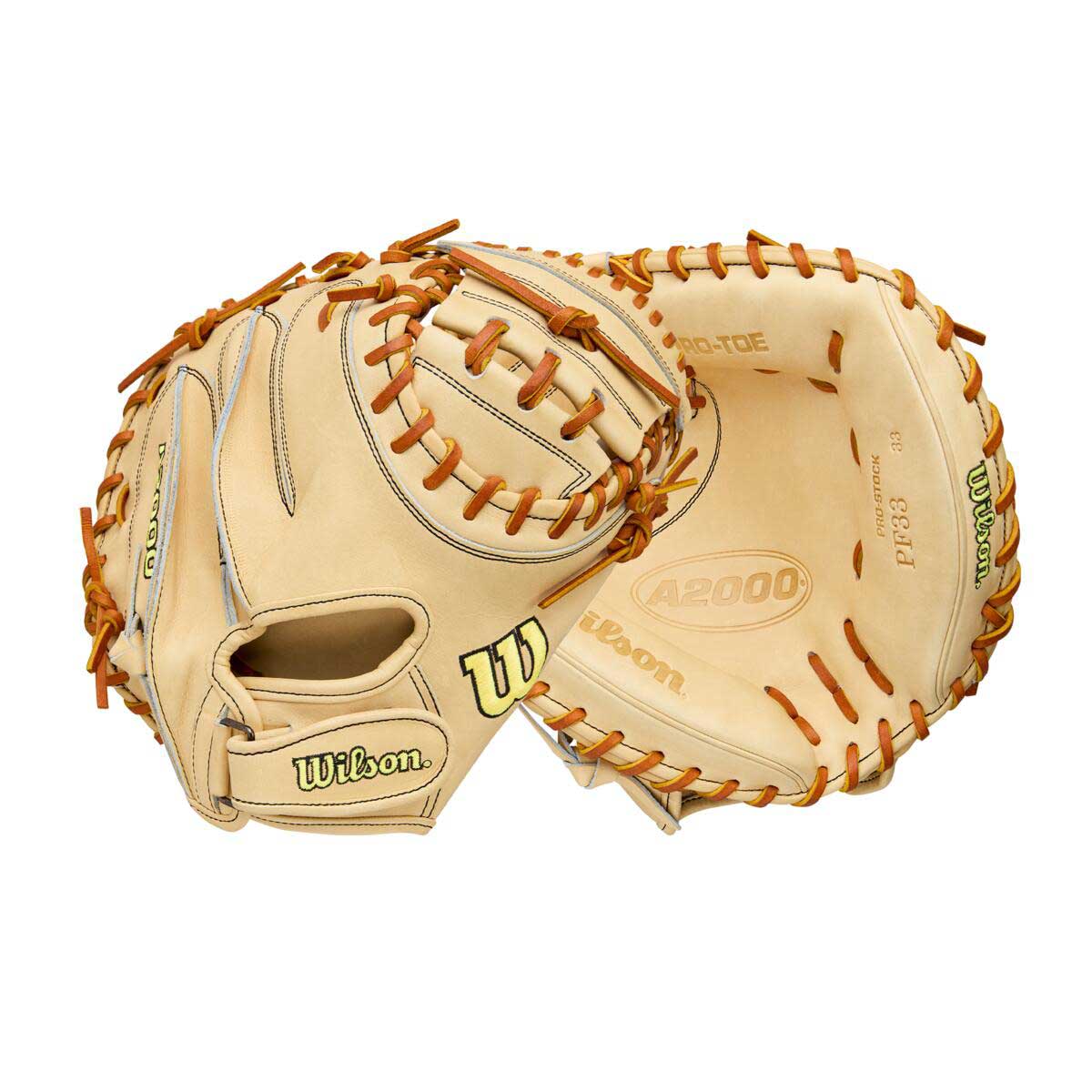 wilson a2000 D33型　ブロンド Wilson A2000 Classic PF33 Saddle Tan/Blonde 33
