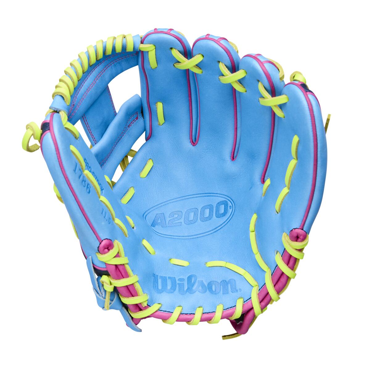 Wilson A2000 Spring 2026 1786SS Sky Blue/Navy 11.5