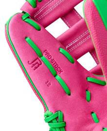 Wilson A2000 Spring 2026 Jose Ramirez GM Flamingo Pink/Neon Green SS 12"-RHT
