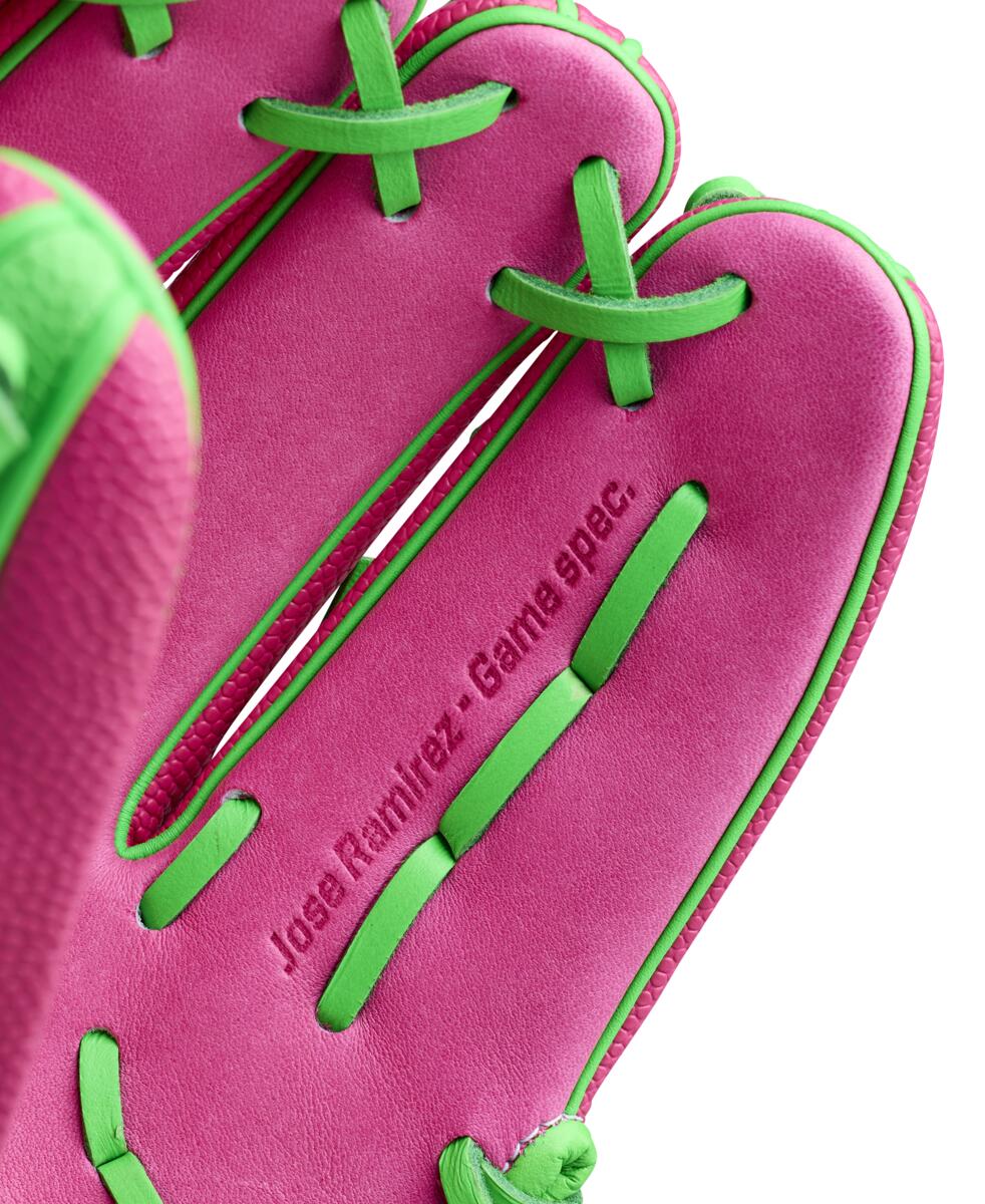 Wilson A2000 Spring 2026 Jose Ramirez GM Flamingo Pink/Neon Green SS 12"-RHT