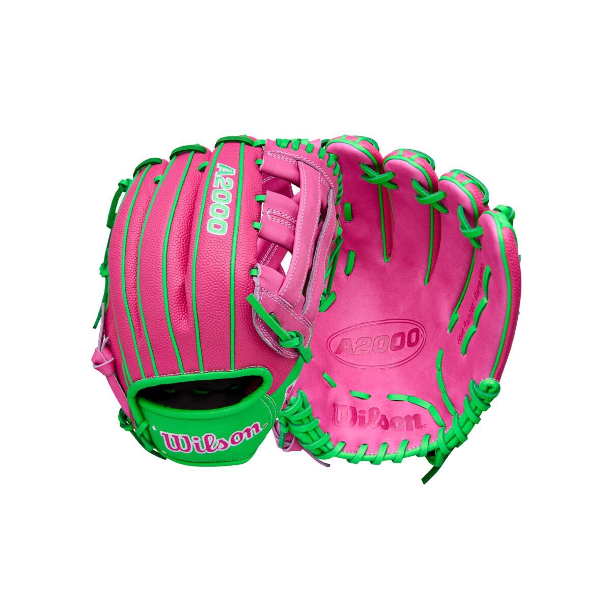 Wilson A2000 Spring 2026 Jose Ramirez GM Flamingo Pink/Neon Green SS 12"-RHT