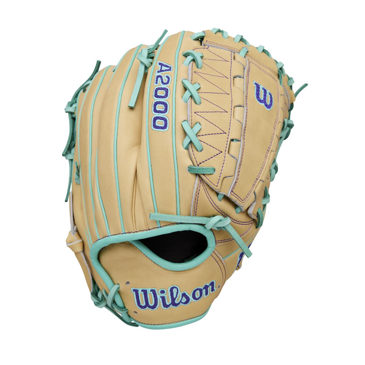 Wilson A2000 Spring 2026 DH12 Sky Blonde/Seafoam 12"