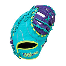 Wilson A2000 Spring 2026 1612SS Teal/Purple 12"