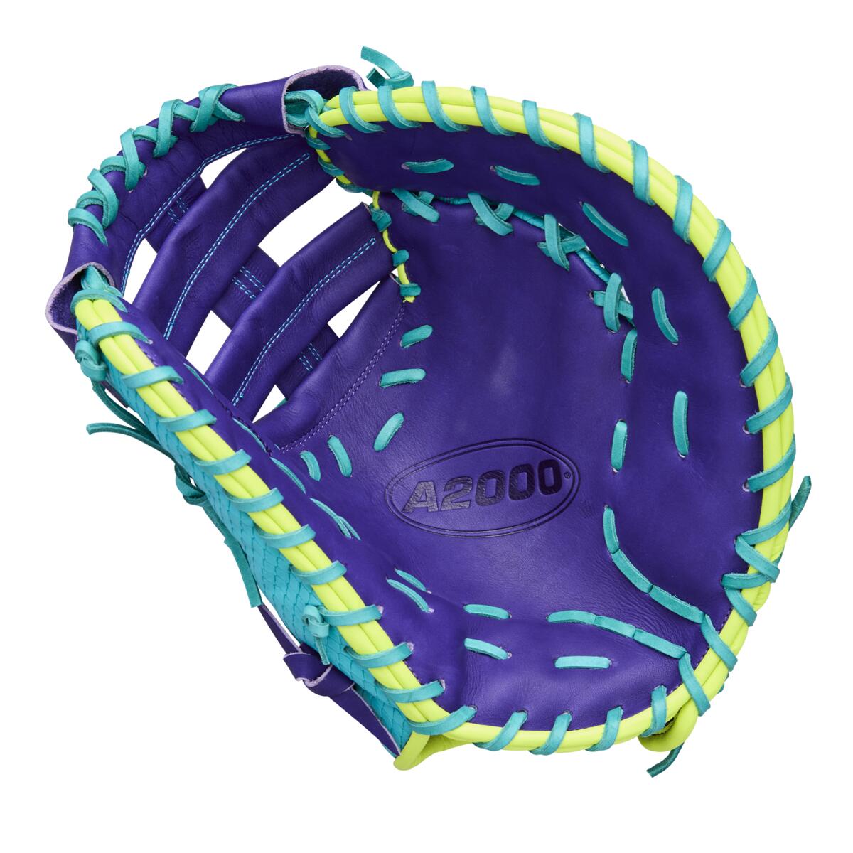 Wilson A2000 Spring 2026 1612SS Teal/Purple 12