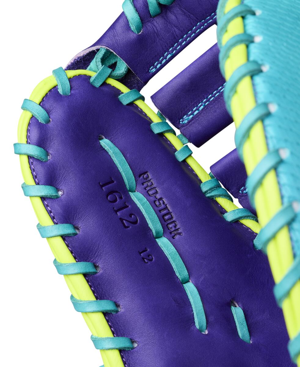 Wilson A2000 Spring 2026 1612SS Teal/Purple 12