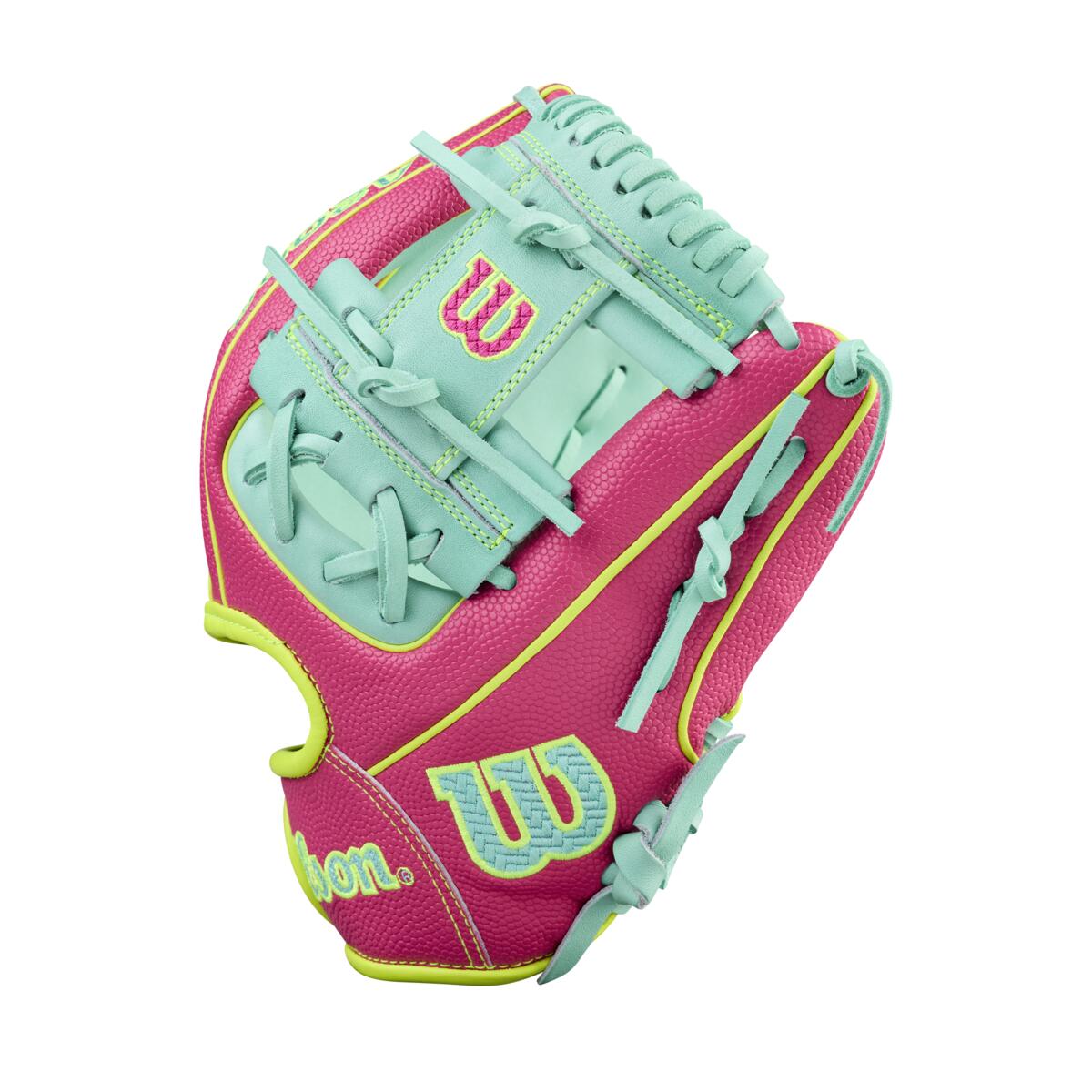 Wilson A2000 Spring 2026 DP15SS Seafoam/Flamingo 11.5"-RHT