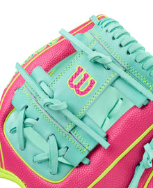 Wilson A2000 Spring 2026 DP15SS Seafoam/Flamingo 11.5"-RHT