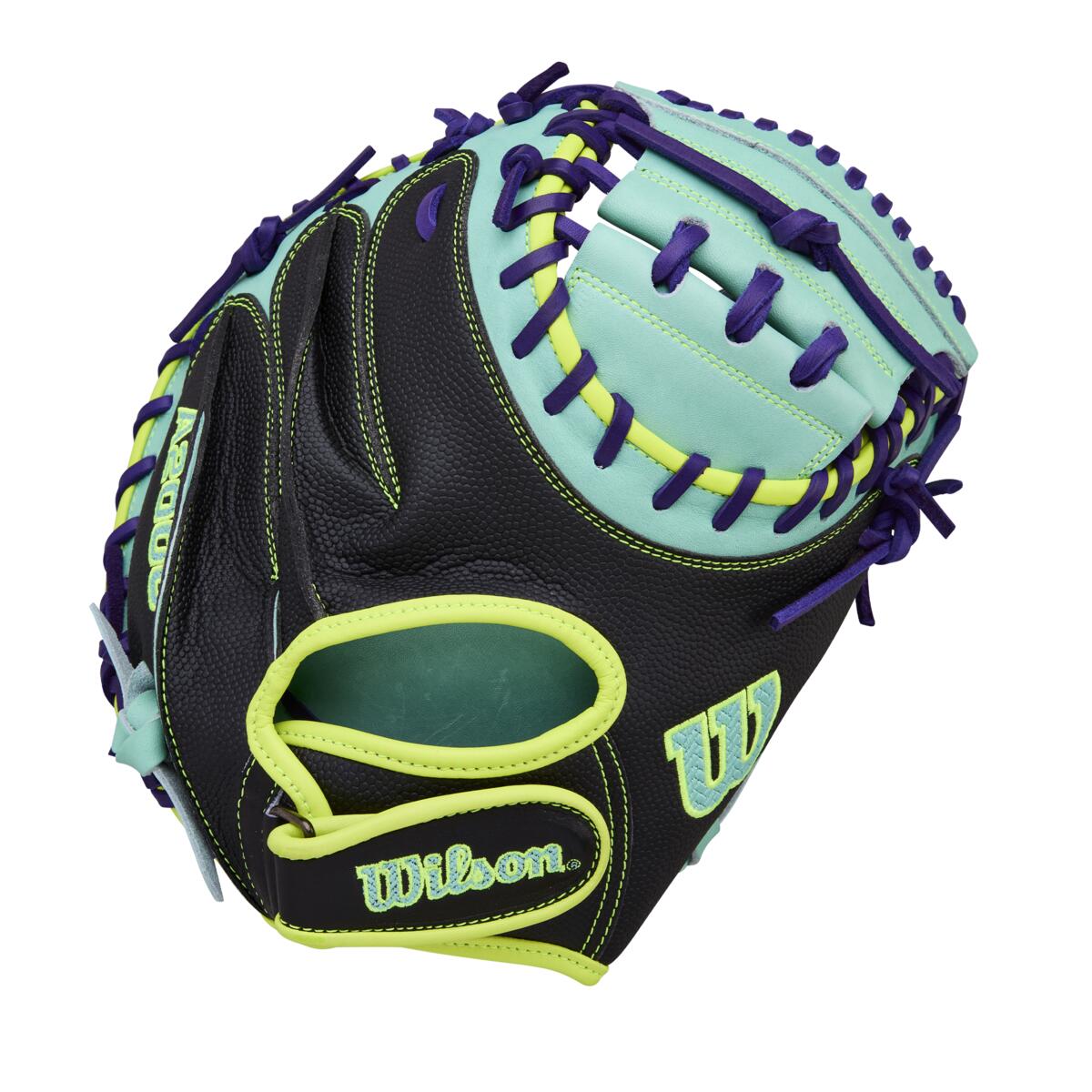 Wilson A2000 Spring 2026 PF33SS Black/Seafoam 33"-RHT