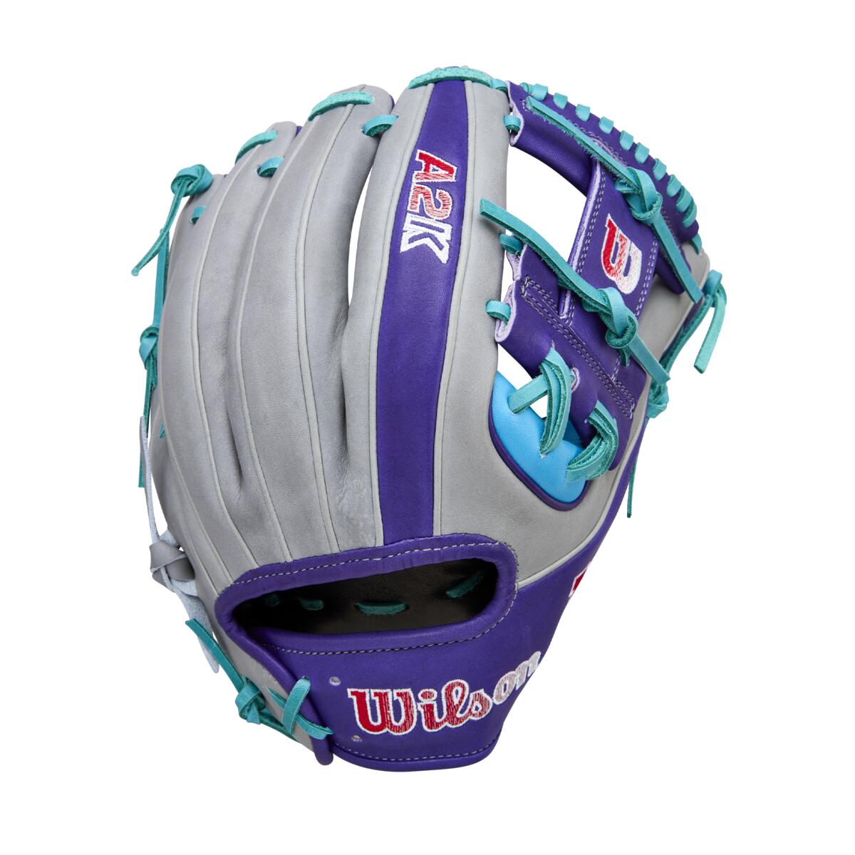 Wilson A2K Spring 2026 MB75 Grey/Purple/Tropical 11.75"-RHT