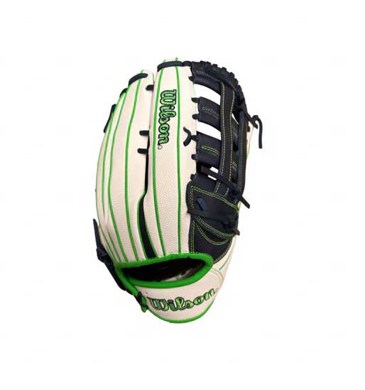 Wilson A1000 H12 Double Post Navy/White/Green 13.5"