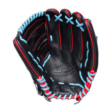 Wilson A2000 Summer 2026 B25 Black/Red/Sky Blue 12.25"