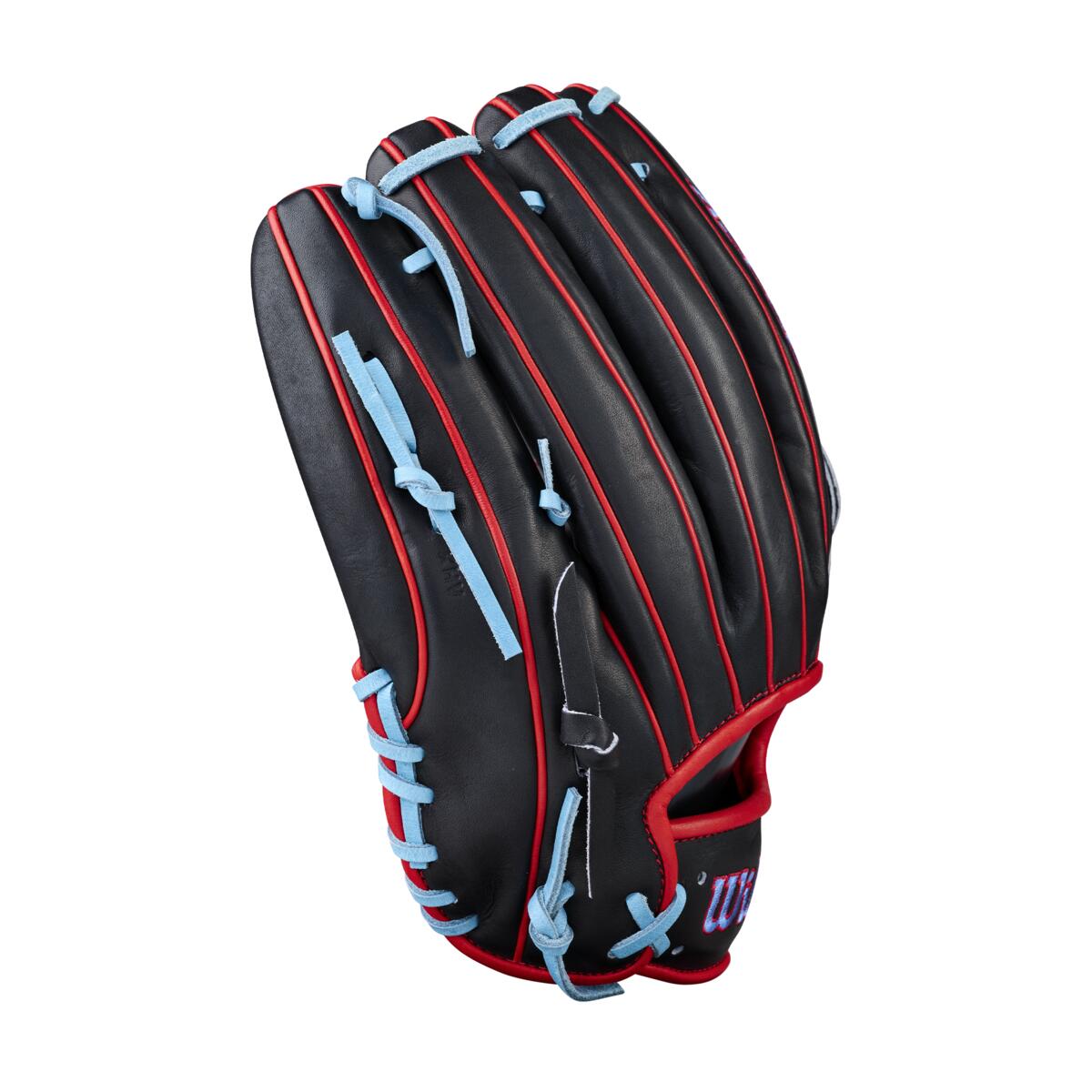 Wilson A2000 Summer 2026 B25 Black/Red/Sky Blue 12.25"