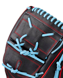 Wilson A2000 Summer 2026 B25 Black/Red/Sky Blue 12.25"