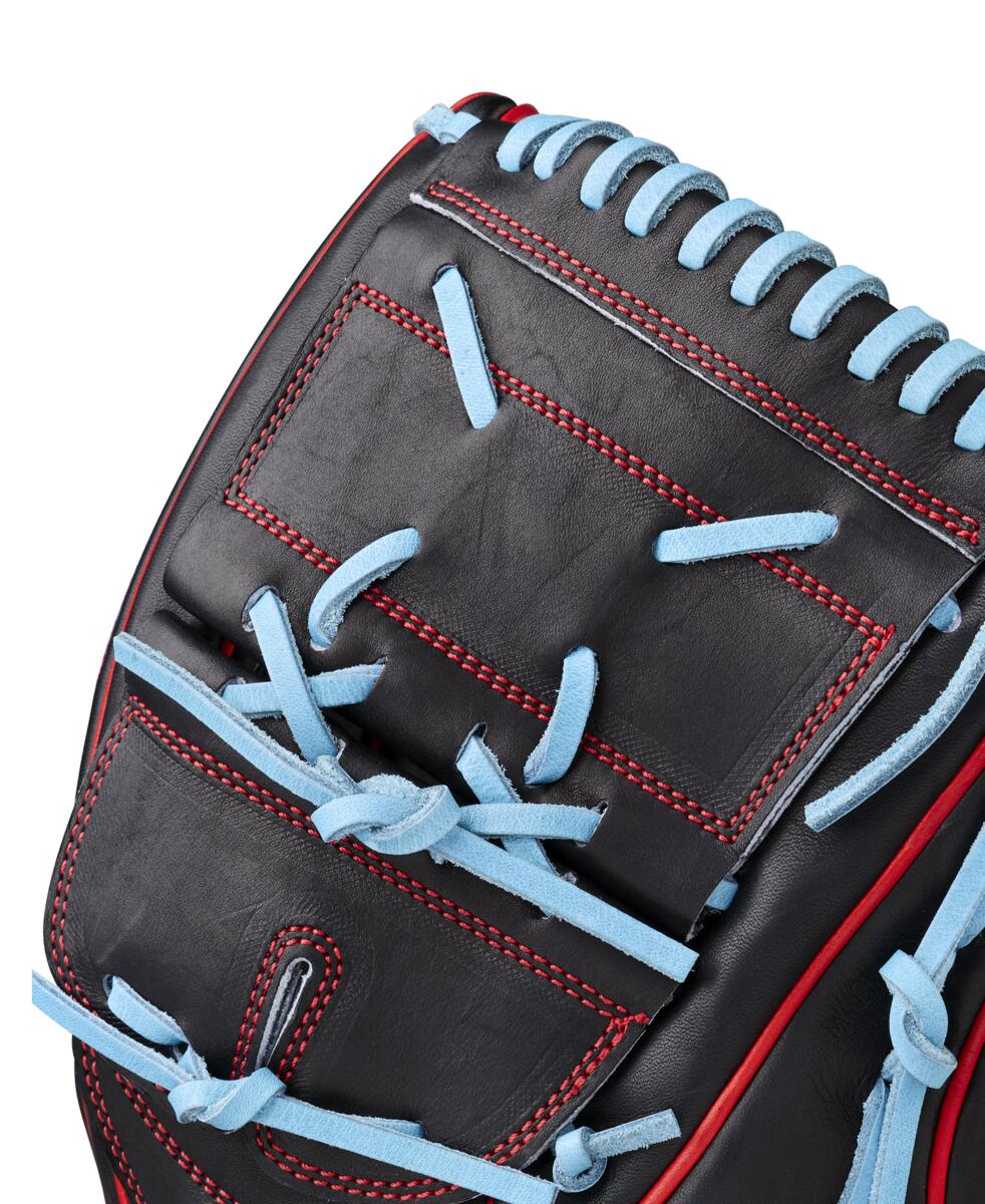 Wilson A2000 Summer 2026 B25 Black/Red/Sky Blue 12.25"