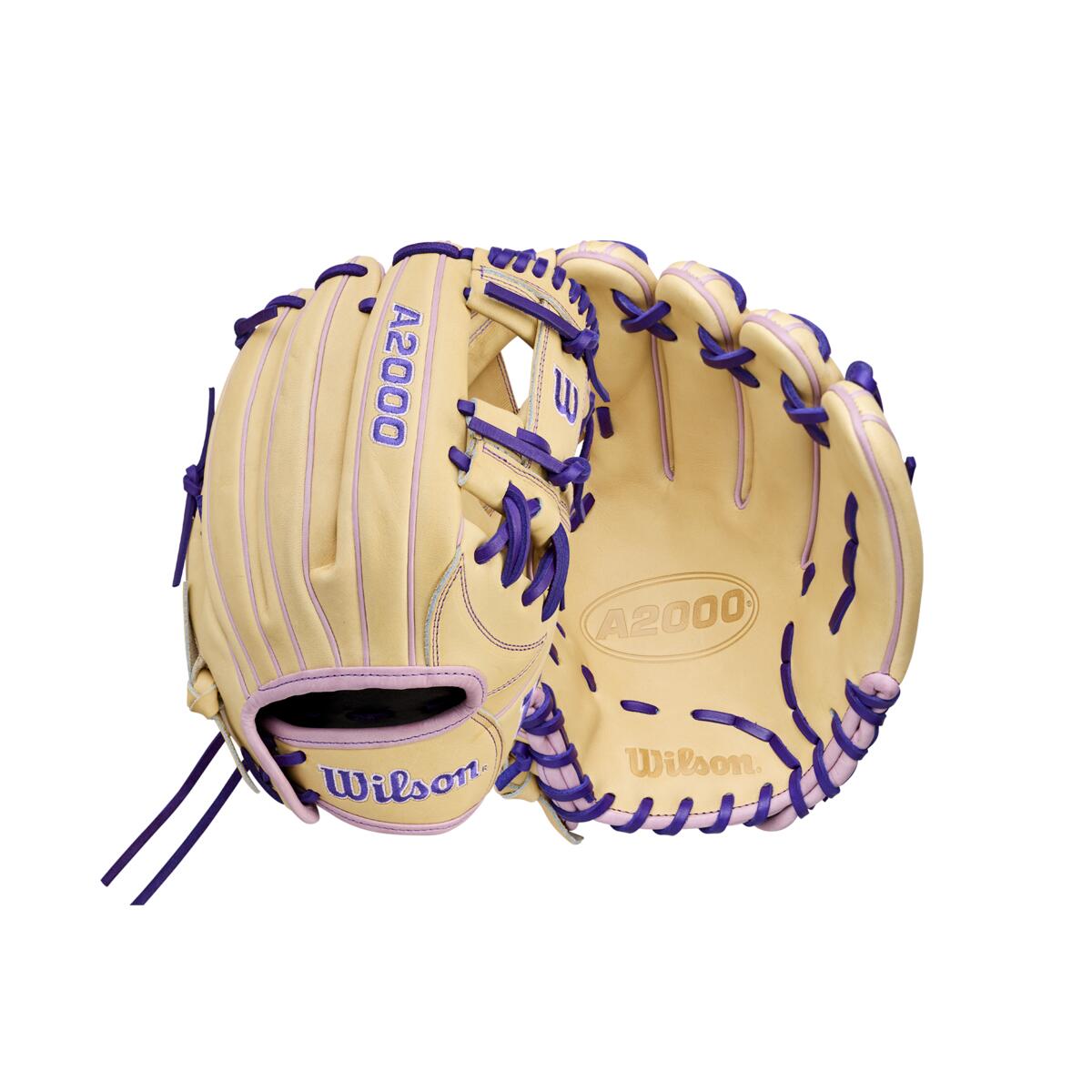 Wilson A2000 Fastpitch Summer 2026 H12 Blonde/Lavender/Purple 12"-RHT