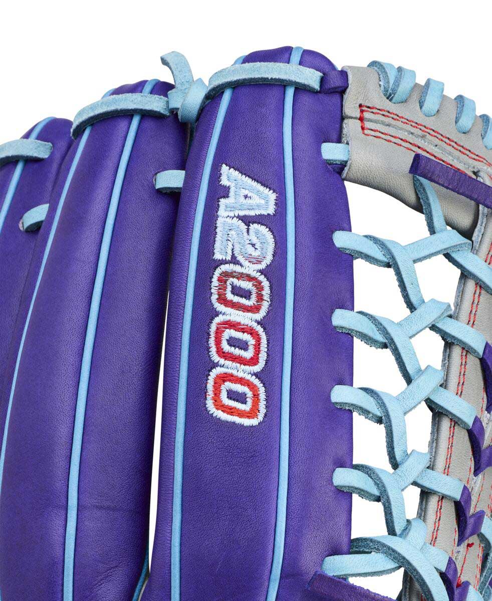 Wilson A2000 Fastpitch Summer 2026 T125 Purple/Grey/Sky Blue 12.5"