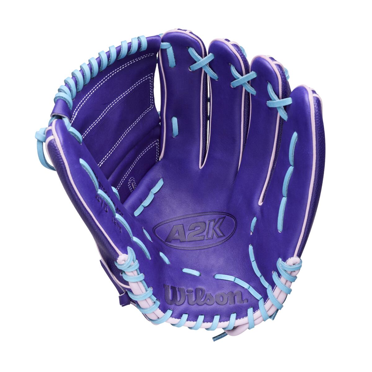 Wilson A2K Summer 2026 B75SS Purple/Lavender/Sky Blue 12.75