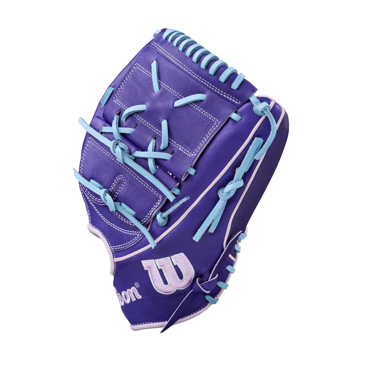 Wilson A2K Summer 2026 B75SS Purple/Lavender/Sky Blue 12.75