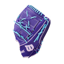 Wilson A2K Summer 2026 B75SS Purple/Lavender/Sky Blue 12.75"