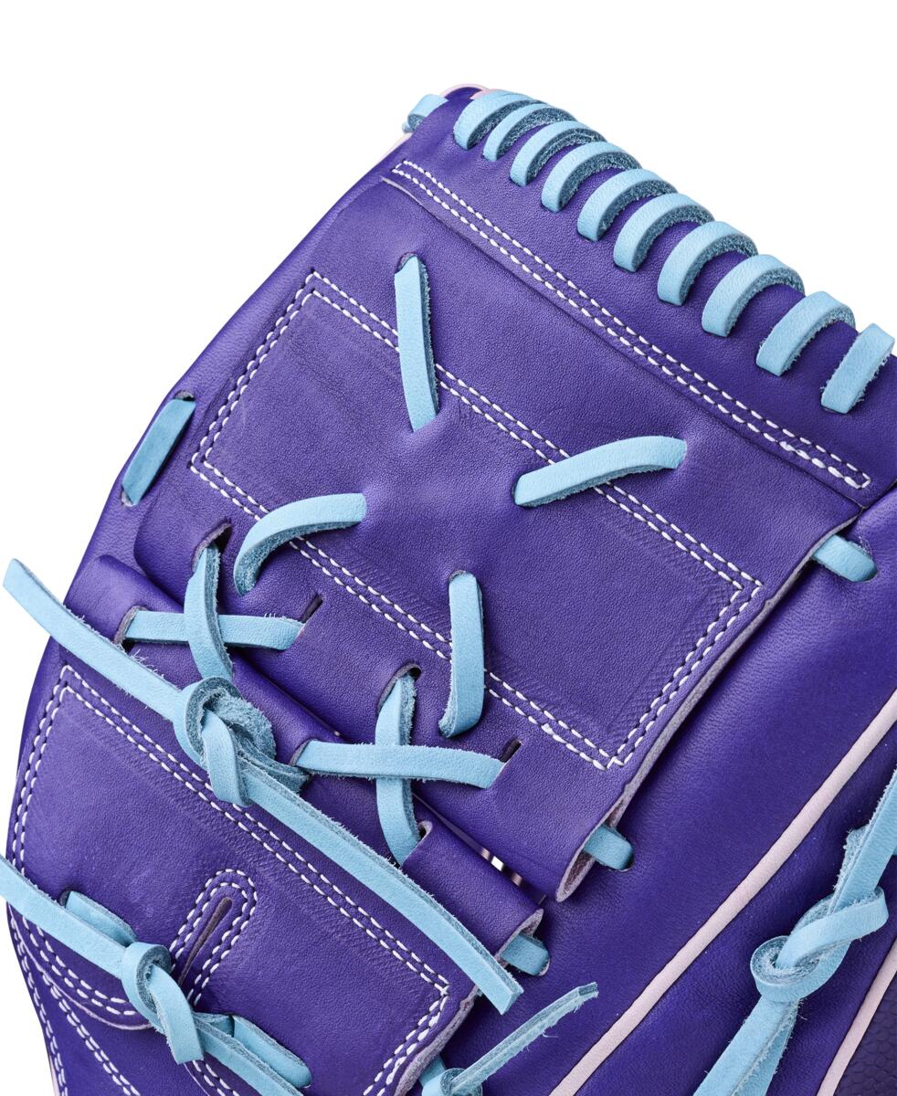 Wilson A2K Summer 2026 B75SS Purple/Lavender/Sky Blue 12.75"