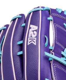 Wilson A2K Summer 2026 B75SS Purple/Lavender/Sky Blue 12.75"