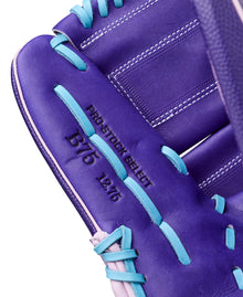 Wilson A2K Summer 2026 B75SS Purple/Lavender/Sky Blue 12.75"