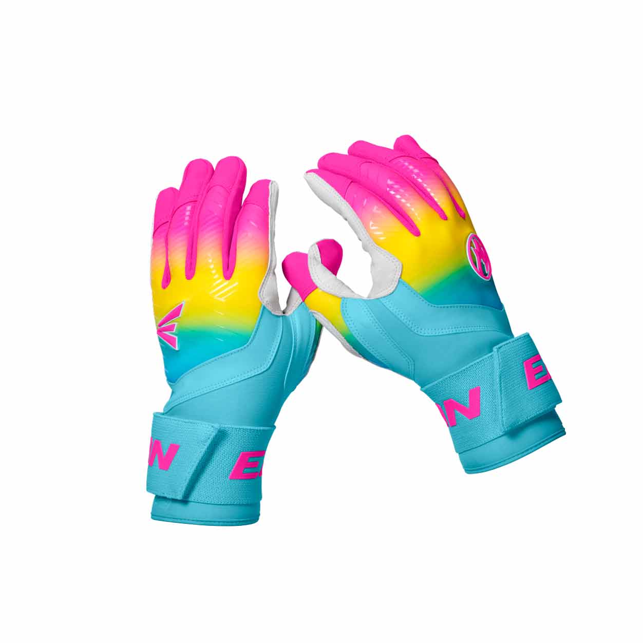 Easton Walk-Off Ethos Locked-In Youth Batting Gloves-Fire