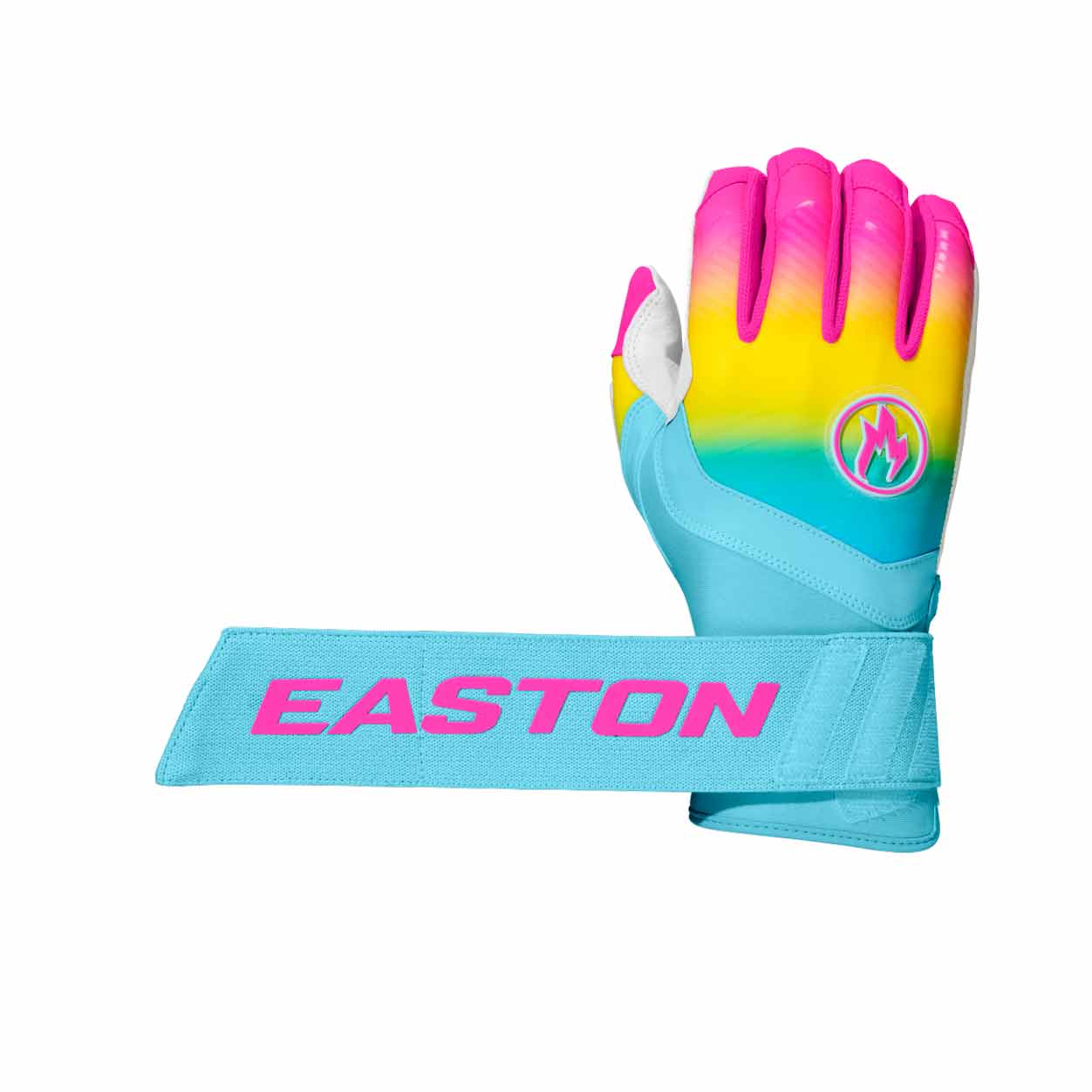 Easton Walk-Off Ethos Locked-In Youth Batting Gloves-Fire