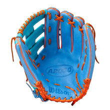Wilson A2000 Slowpitch H12 Sky Blue/Teal Green 13"