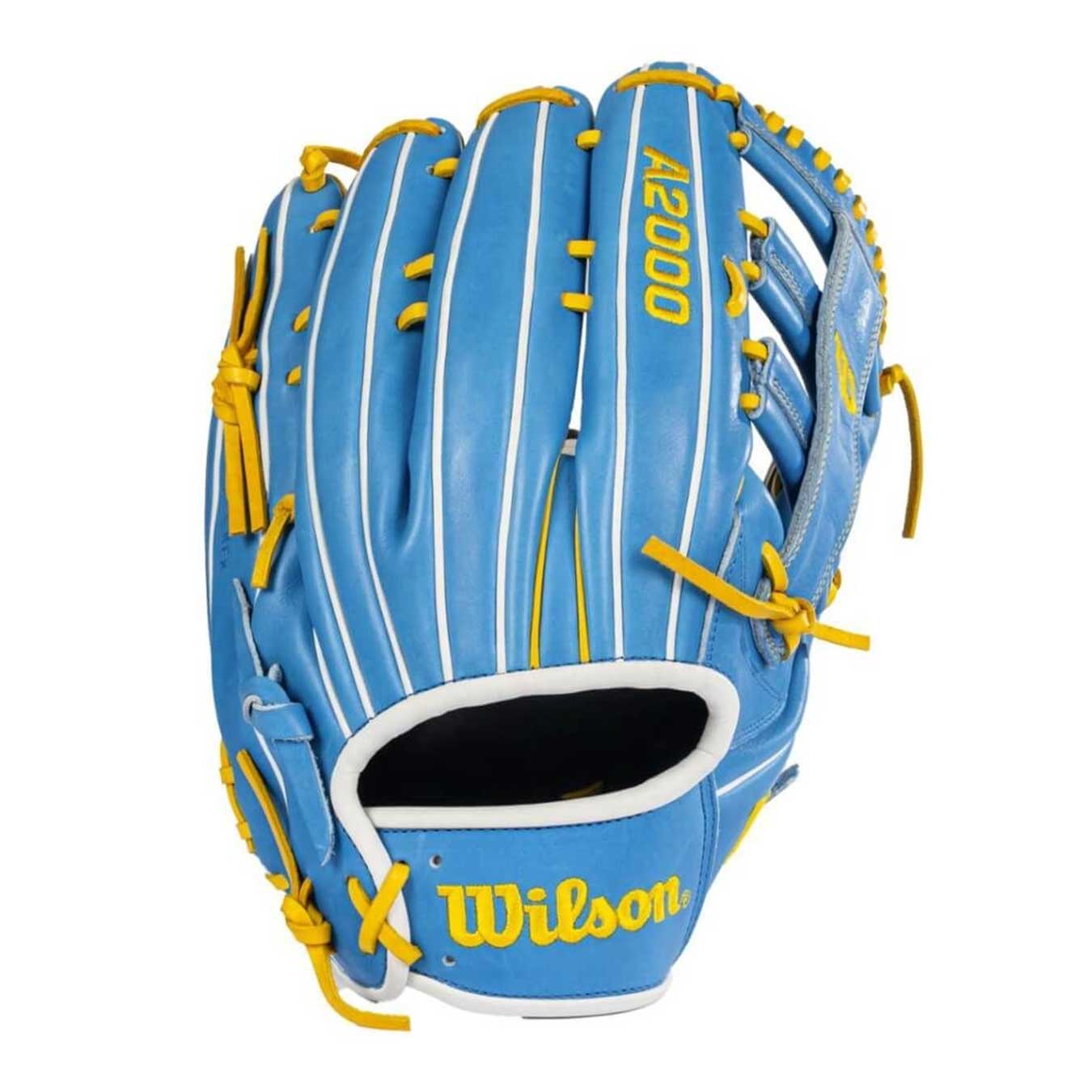 Wilson A2000 Slowpitch H-Web Blue/Yellow 13"-RHT