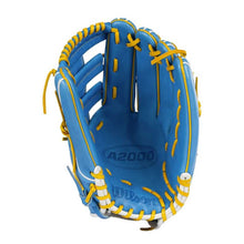 Wilson A2000 Slowpitch H-Web Blue/Yellow 13"-RHT