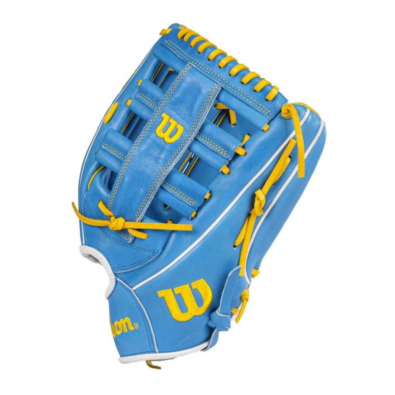 Wilson A2000 Slowpitch H-Web Blue/Yellow 13"-RHT