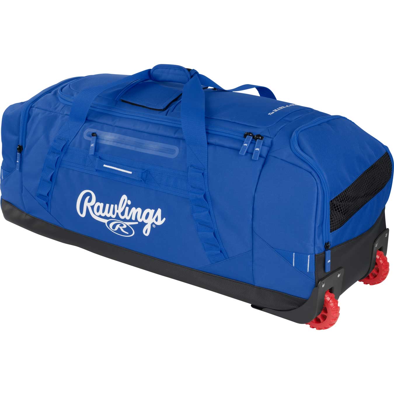 Rawlings Rawlings, Noir, Sac de sport de baseball à roulettes Rawlings Rawlings, Noir, Sac de sport de baseball à roulettes