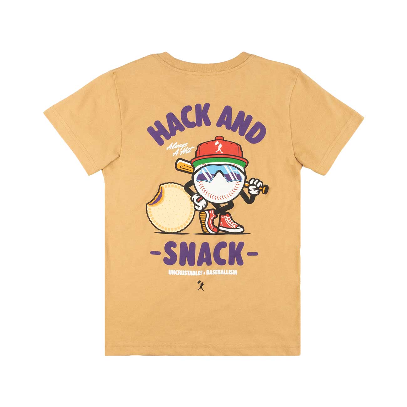Baseballism Hack & Snack Uncrustables Youth T-Shirt