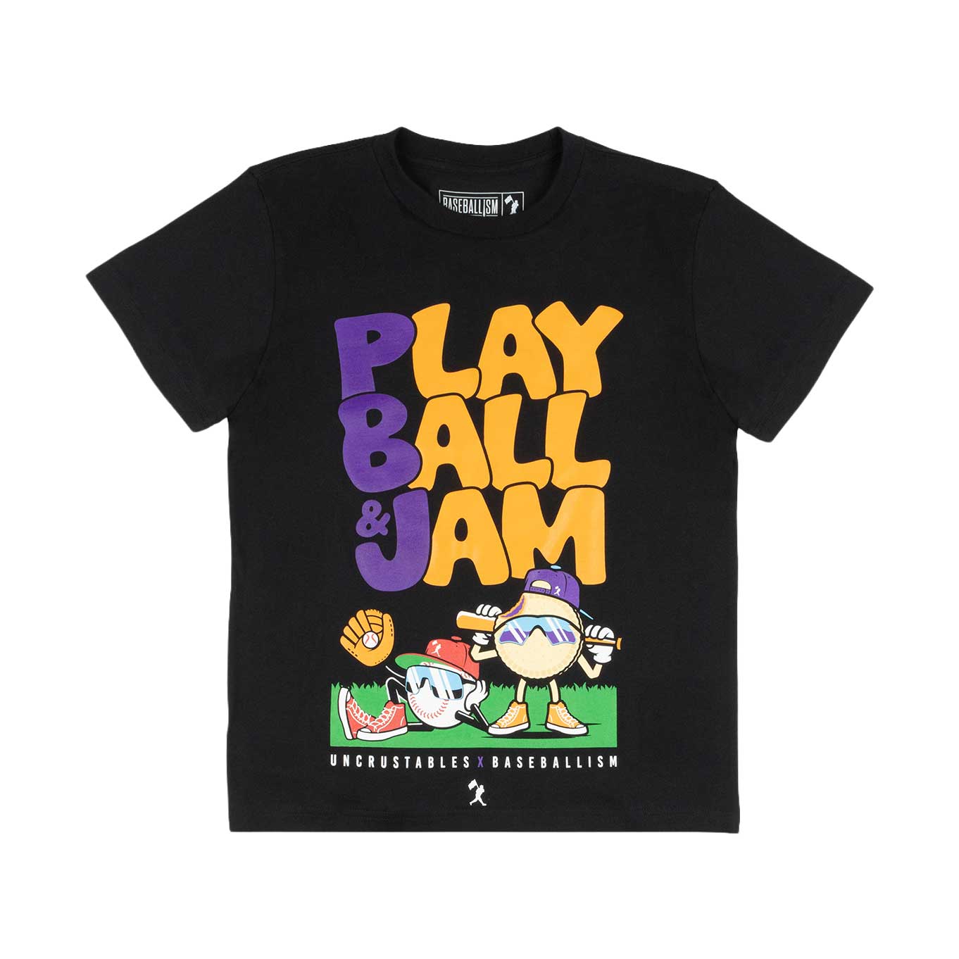 Baseballism Play Ball & Jam Uncrustables Youth T-Shirt
