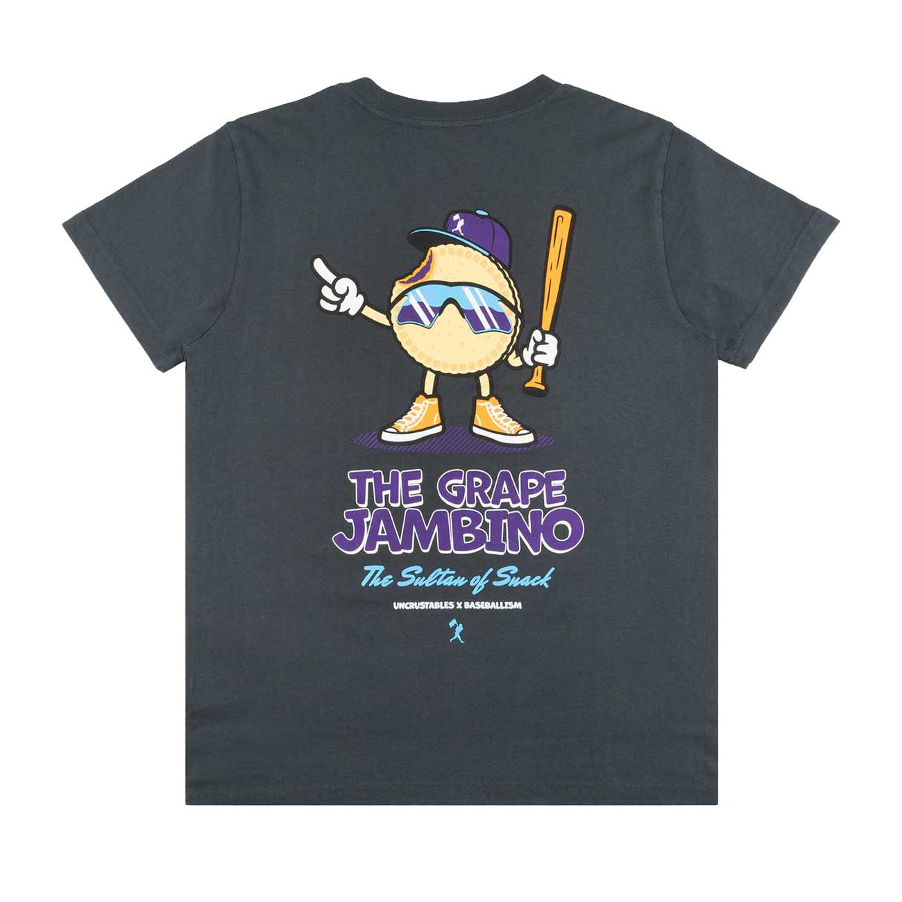 Baseballism The Grape Jambino Uncrustables Youth T-Shirt
