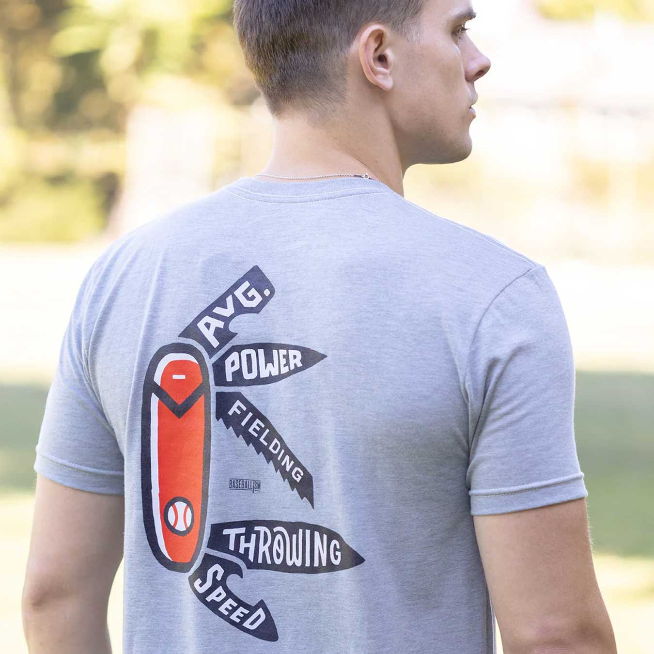 Baseballism 5 Tool Pocket Knife Adult T-Shirt