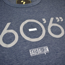 Baseballism Men's 60 Feet 6 Inches T-Shirt - Navy