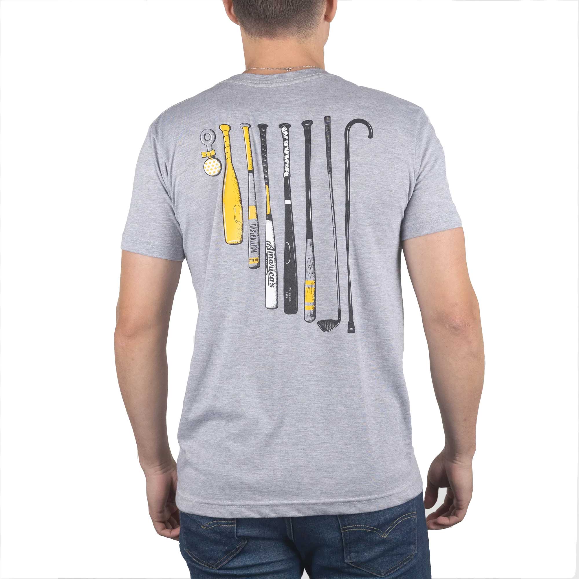 Baseballism Lifecycle of Sticks Men's T-Shirt