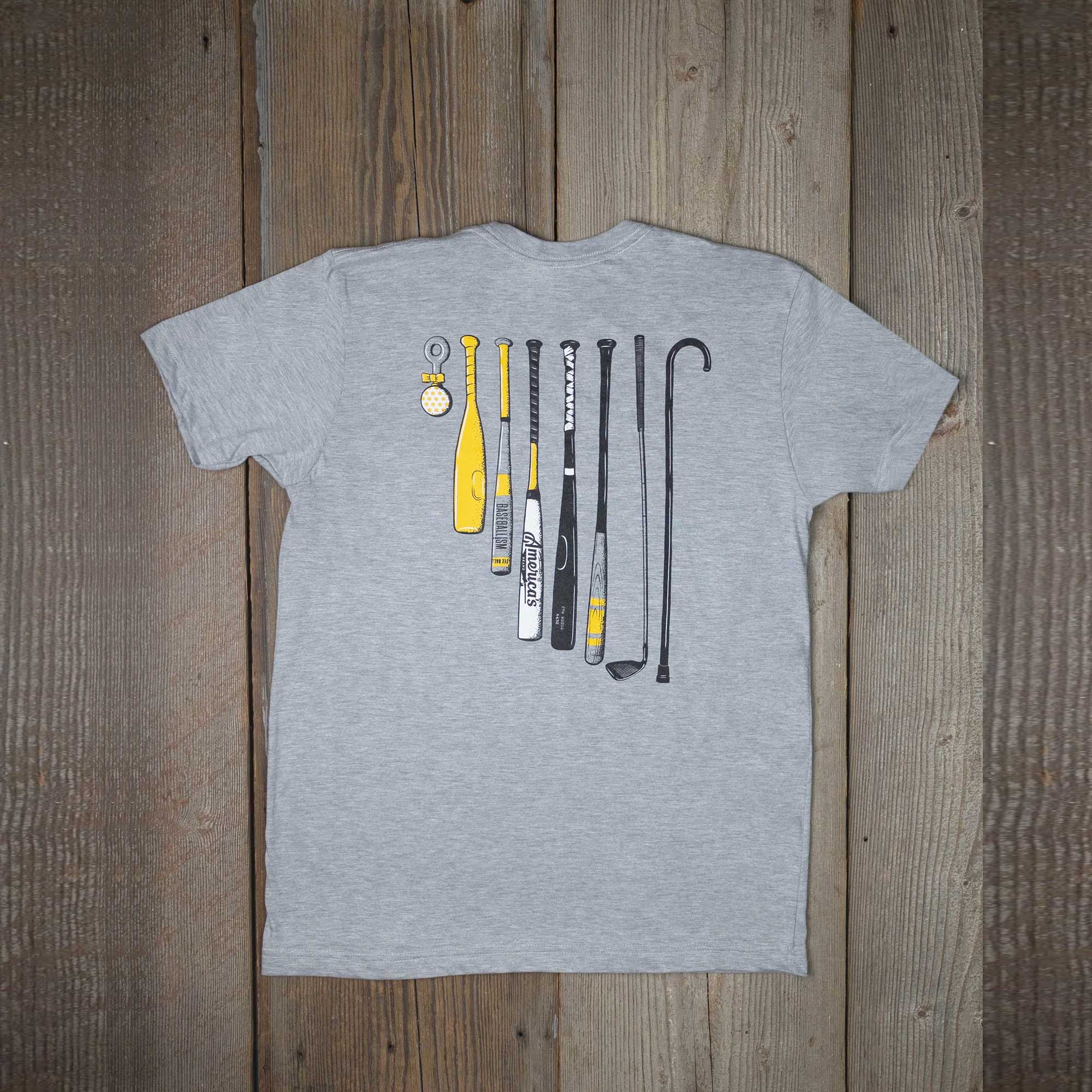 Baseballism Lifecycle of Sticks Men's T-Shirt